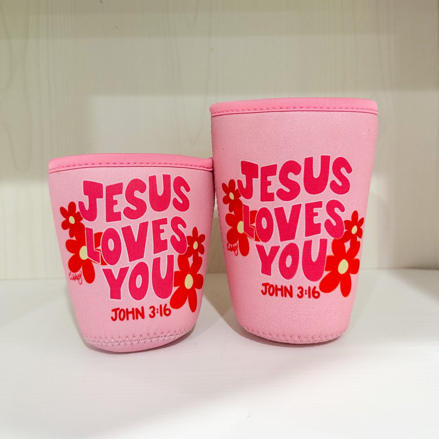 Jesus Loves You Drink Koozie