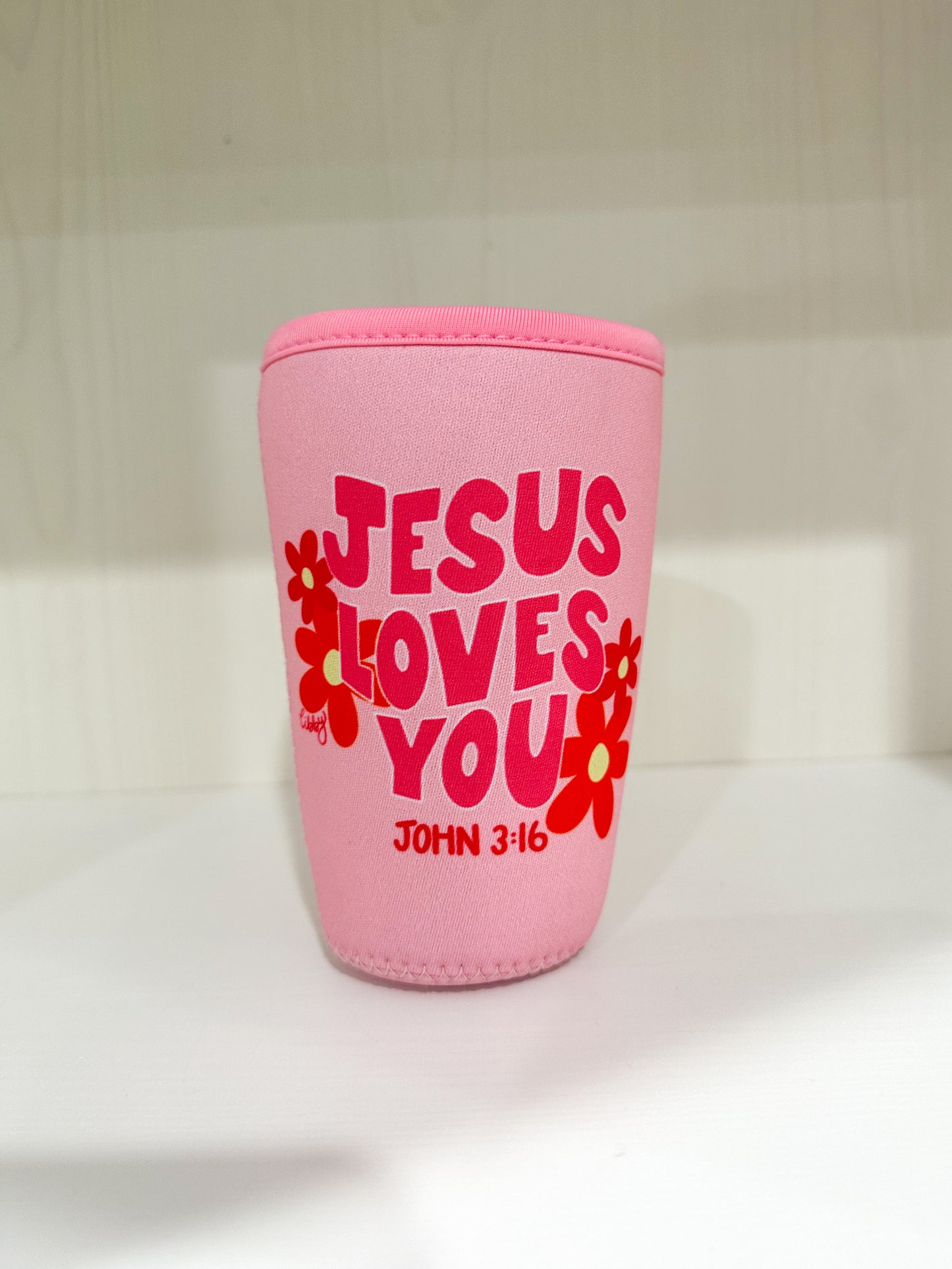 Jesus Loves You Drink Koozie